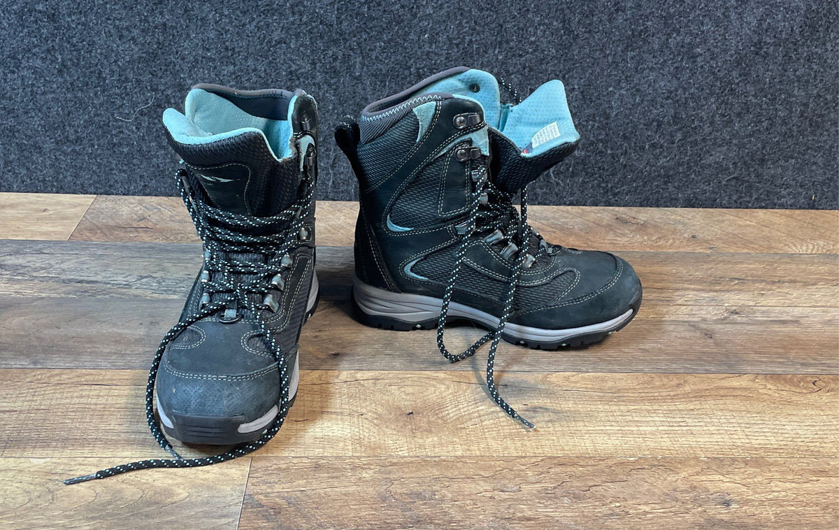 L.L.Bean Wildcat Boots TEK2.5 Primaloft 400g Black Grey Size 6.5 M