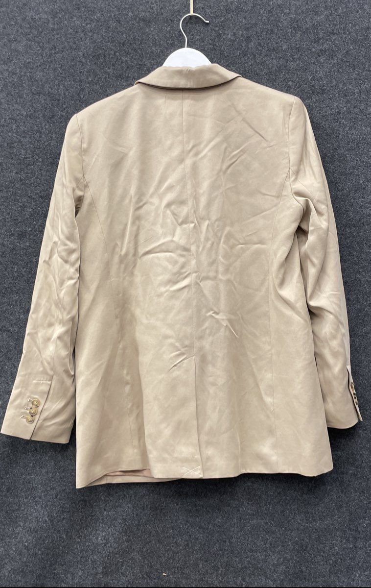 Loft Women's Beige Single Button Notched Lapel Blazer Sz 10 NWT