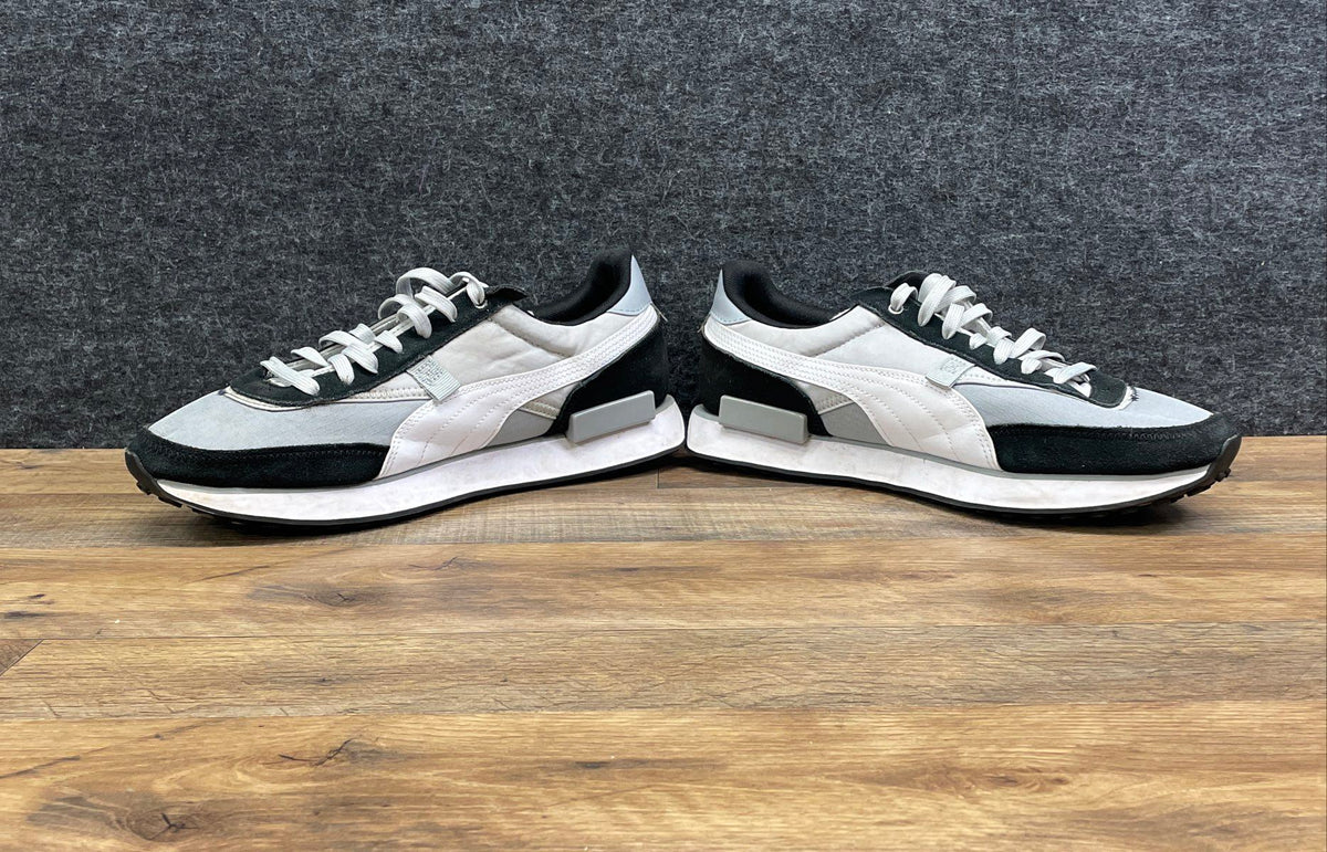Puma Future Rider Play On Oreo Black Grey White Men's Sneakers Size 13