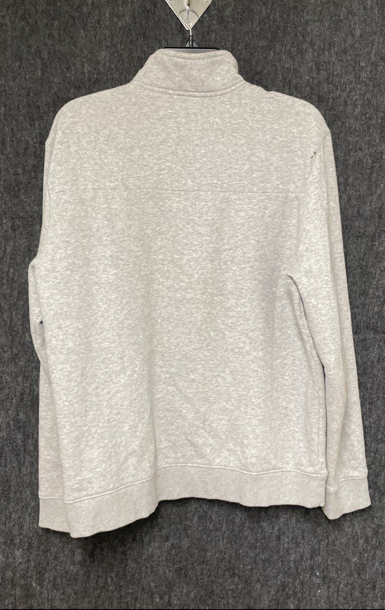 Calvin Klein Gray Quarter Zip Pullover Sweatshirt Sz M
