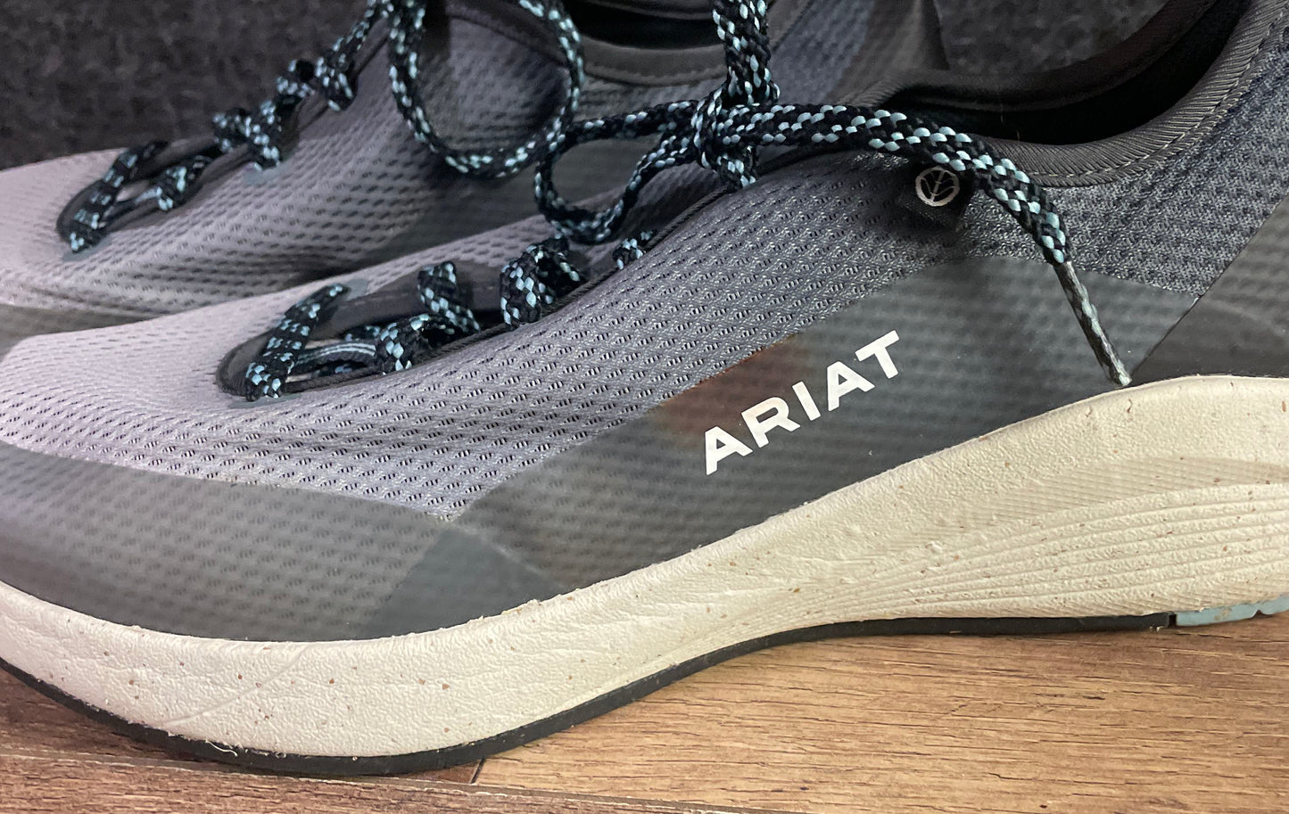 Ariat Fuse Grey Mesh Women's Athletic Walking Sneakers Size US 8