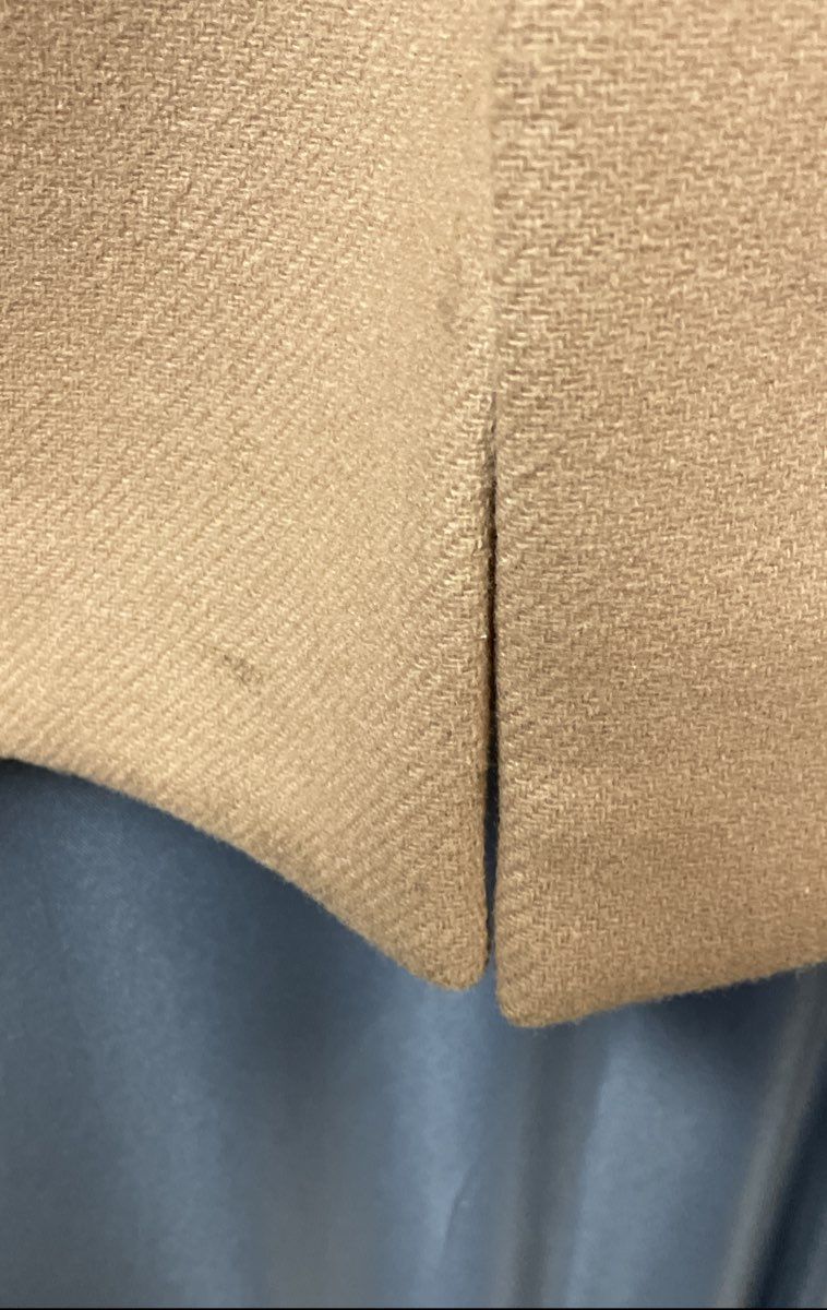 Bonobos Men's Camel Wool Blend 3-Button Topcoat Sz 38R