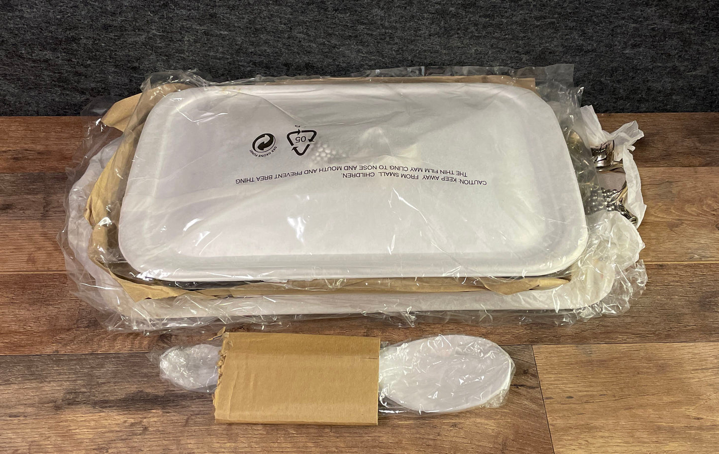 Vintage Godinger Silver Plate 3Qt Grape Oblong Casserole Dish NEW IN BOX