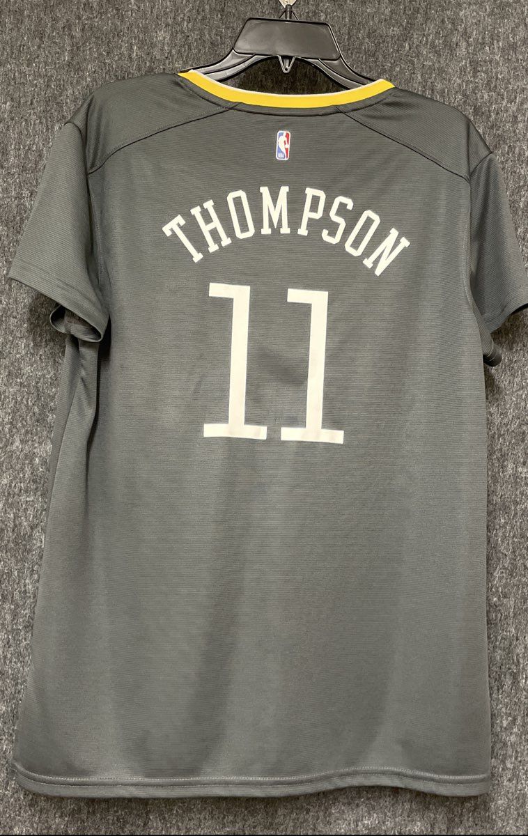 Fanatics Women's Golden State Warriors The Town Gray Klay Thompson Jersey Sz L