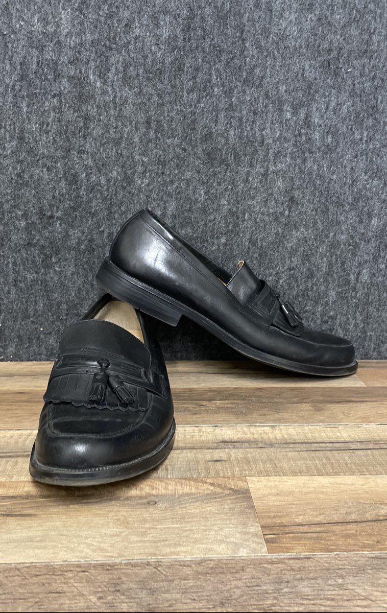 Nunn Bush 81485-01 Black Leather Kiltie Tassel Loafers Men's Size 11 M