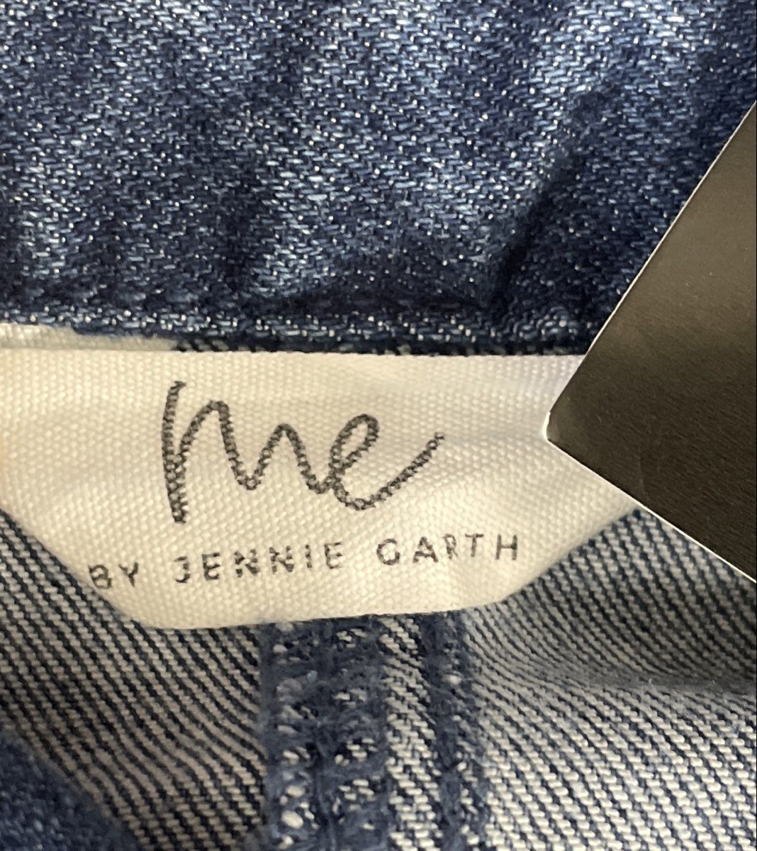 Me by Jennie Garth Women's Blue Denim Sleeveless Wide Leg Jumpsuit NWT Sz 4