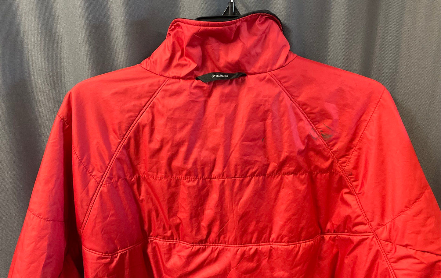 Columbia Men's Red Interchange Quilted Puffer Jacket Full Zip Insulated Sz XL