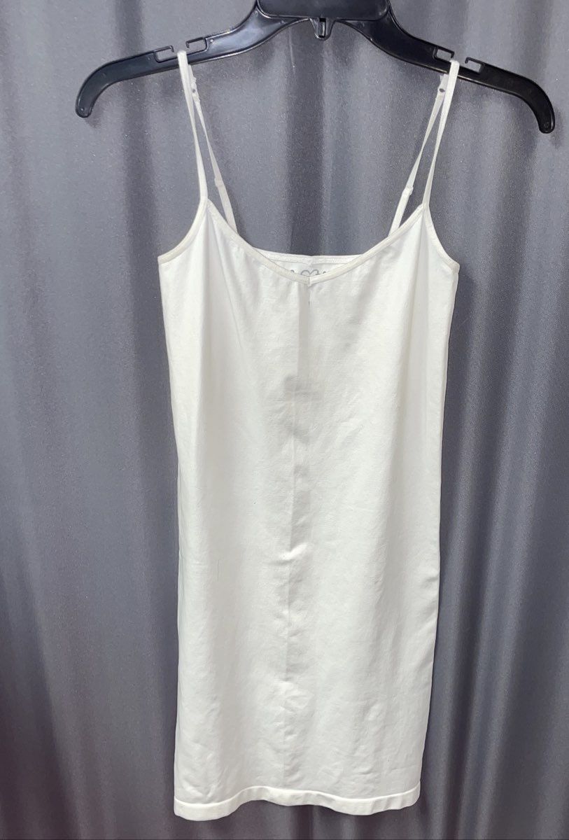 Free People Intimately Women's Under Dress Slip Set 2 Beige White Sz XS/S M/L