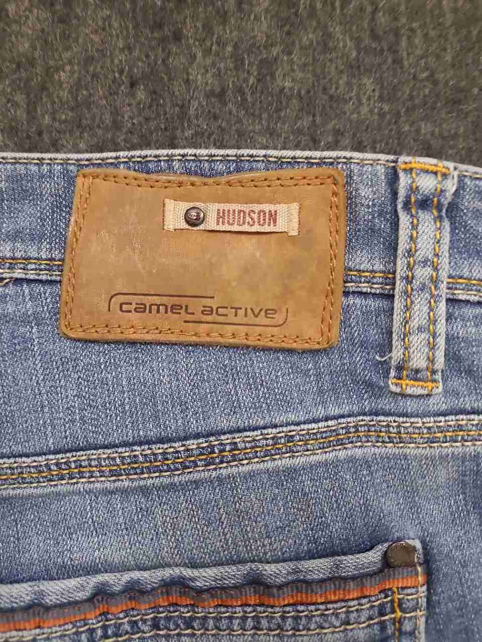 Camel Active Men's Hudson Comfort Fit Blue Wash Stretch Denim Jeans