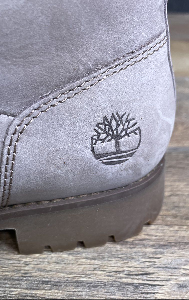Timberland Ellendale Taupe Leather Mid Hiker Boots Women's Size 6