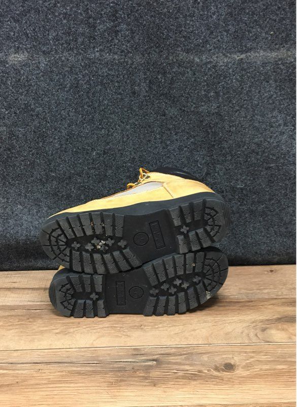 Timberland Field Boot Wheat Canvas Nubuck Boys Hiking Outdoor Boots Size 5