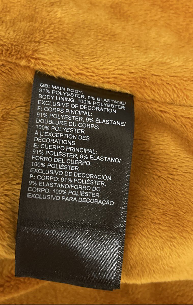 The North Face Women's Yellow Shelbe Raschel Hooded Vest Windwall Size S