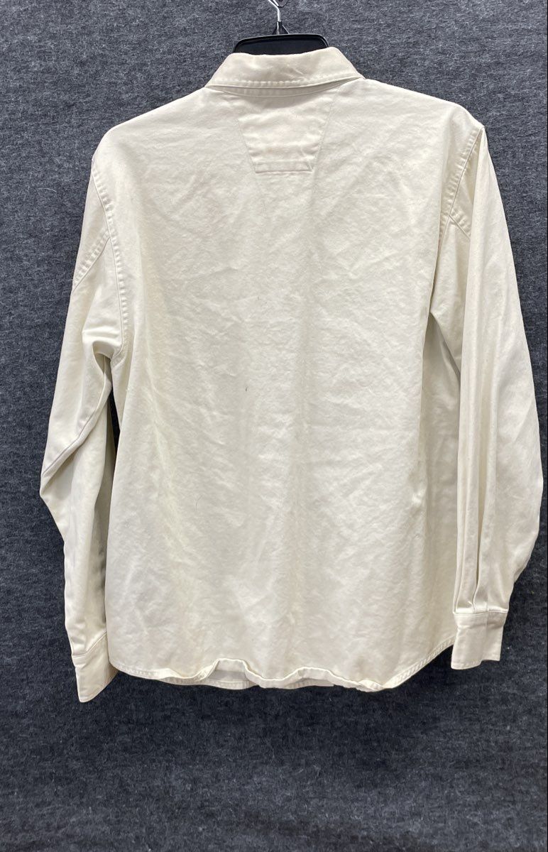 Vintage 2000s Harley-Davidson Cream Cotton Button Up Long Sleeve Shirt Sz L