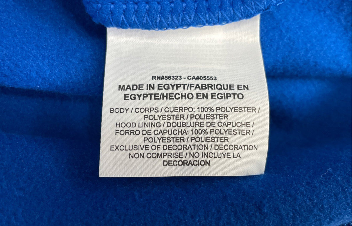 Nike Men's Blue Therma Dri-FIT Hoodie Patterned Swoosh Logo Sz M NWT