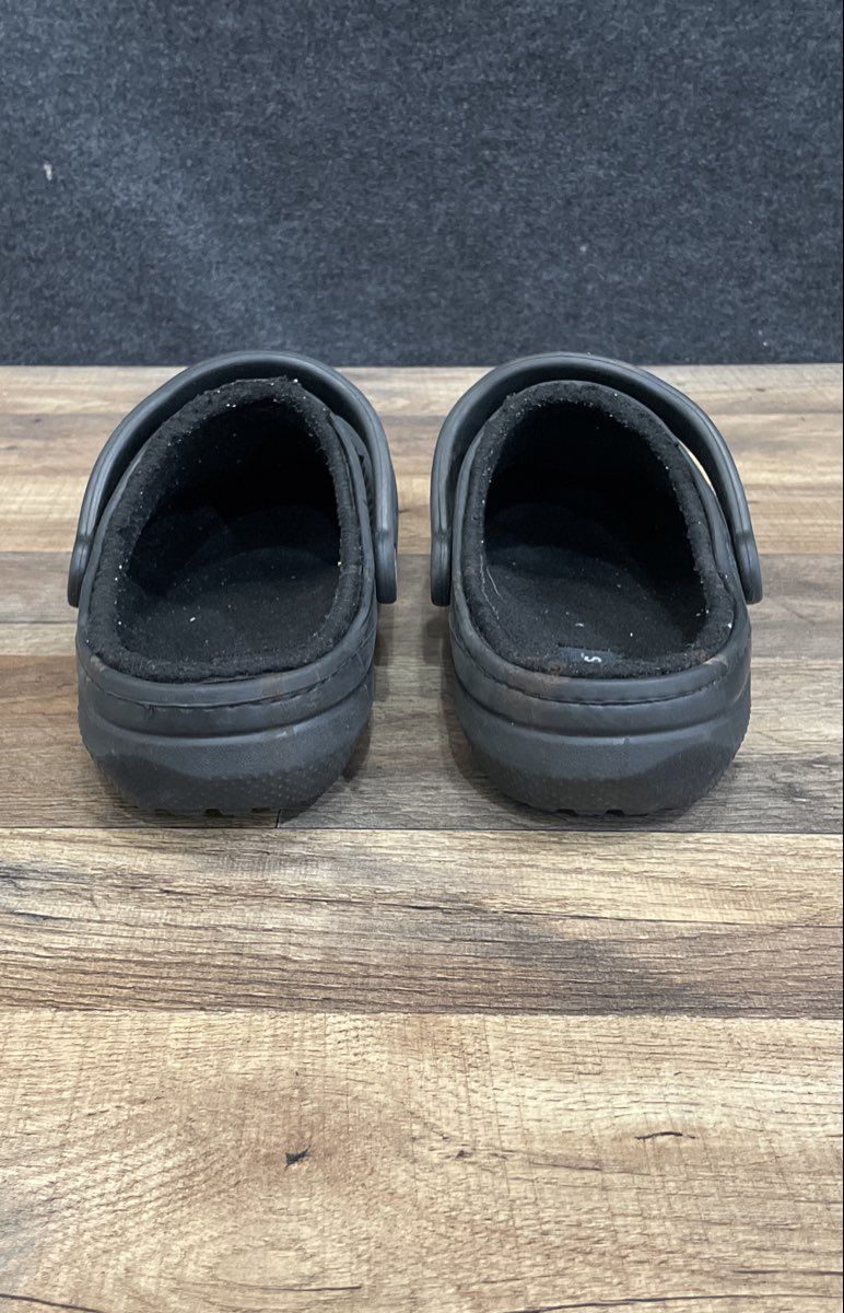 Crocs Classic Lined Clog Black Dual Comfort Size Men's 9 Women's 11