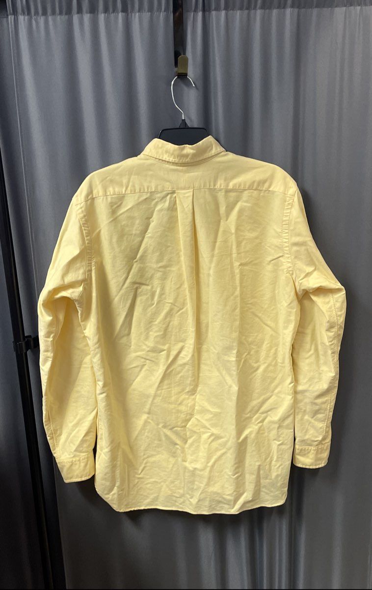 Ralph Lauren Men's Yellow Classic Fit Oxford Button Down Shirt Sz M
