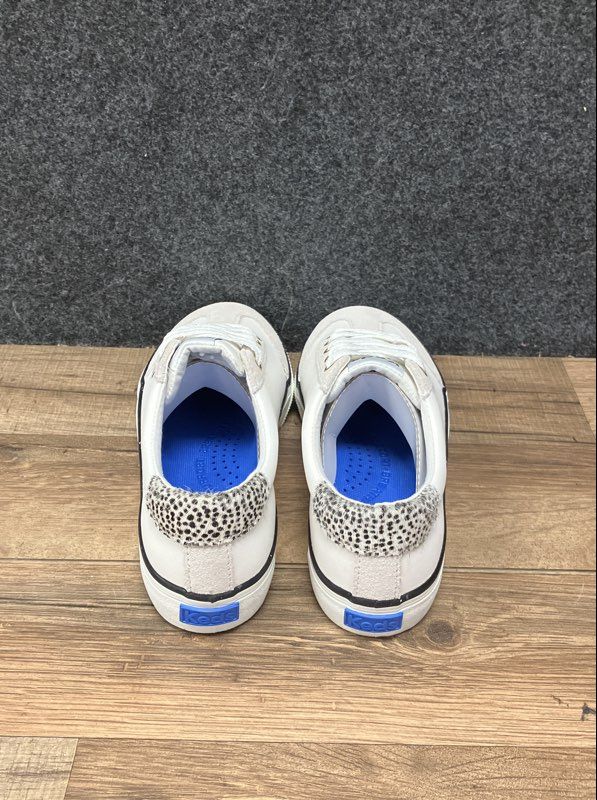 Keds Jump Kick T-Toe White Animal Print Women's Sneakers Size 5.5
