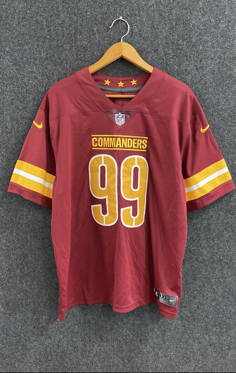 Nike Men's Washington Commanders Chase Young #99 Burgundy Jersey Dri-FIT Sz 3XL