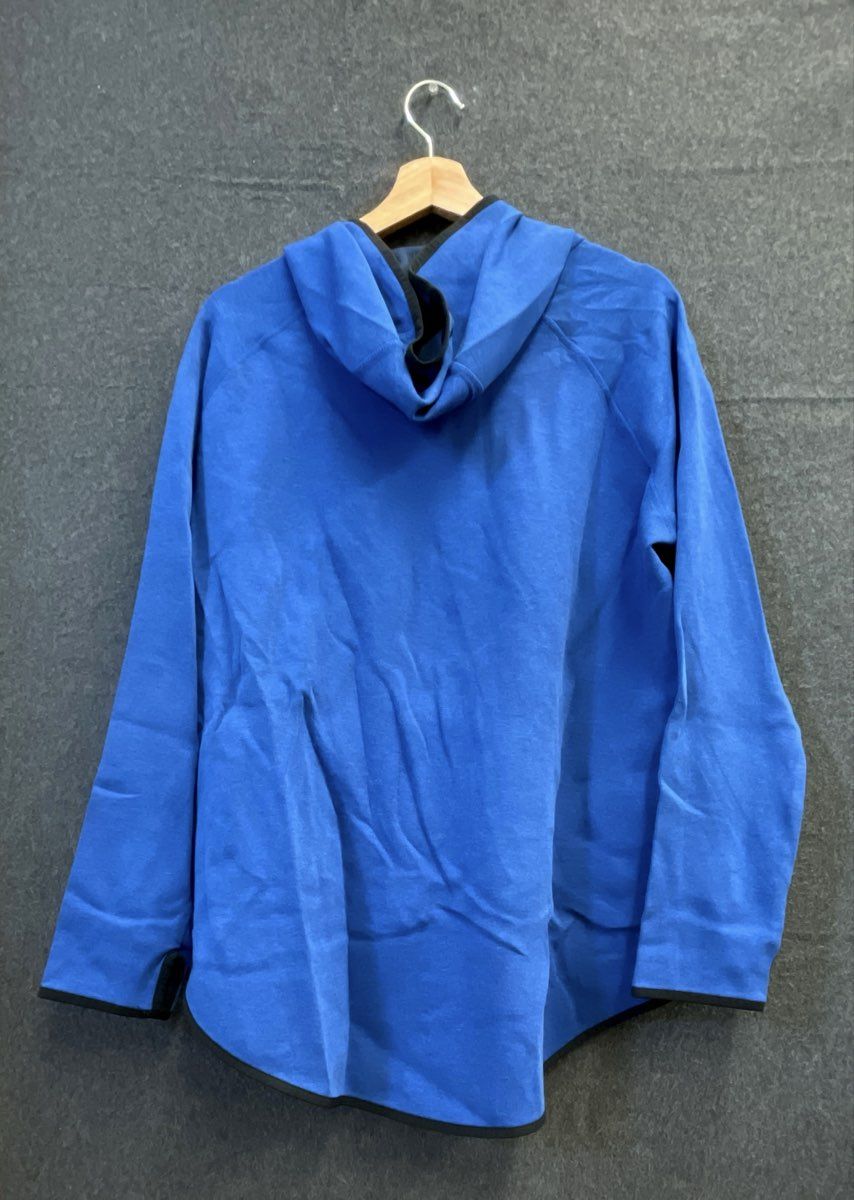 Nike Women's Sportswear Tech Fleece Asymmetrical Full Zip Hoodie Blue Sz XL