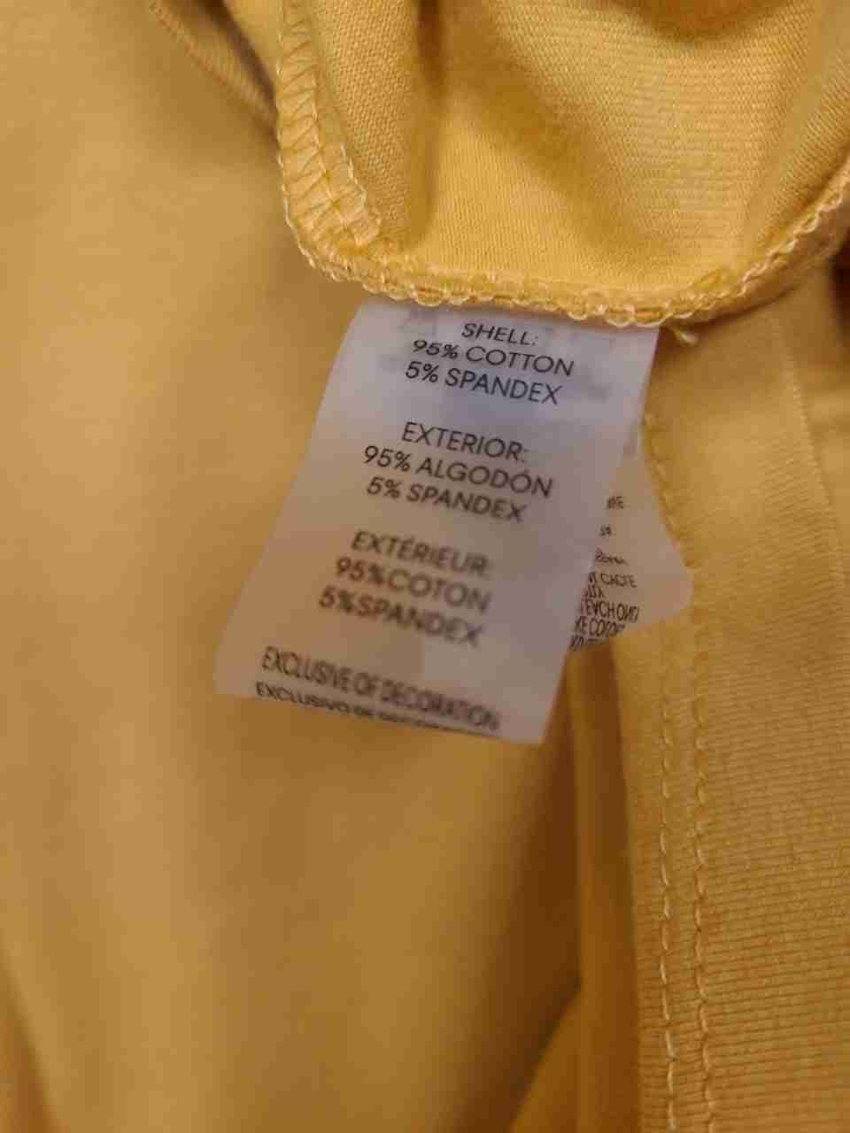 Calvin Klein Women's Ochre Yellow Studded CK Logo T-Shirt Dress NWT Sz S