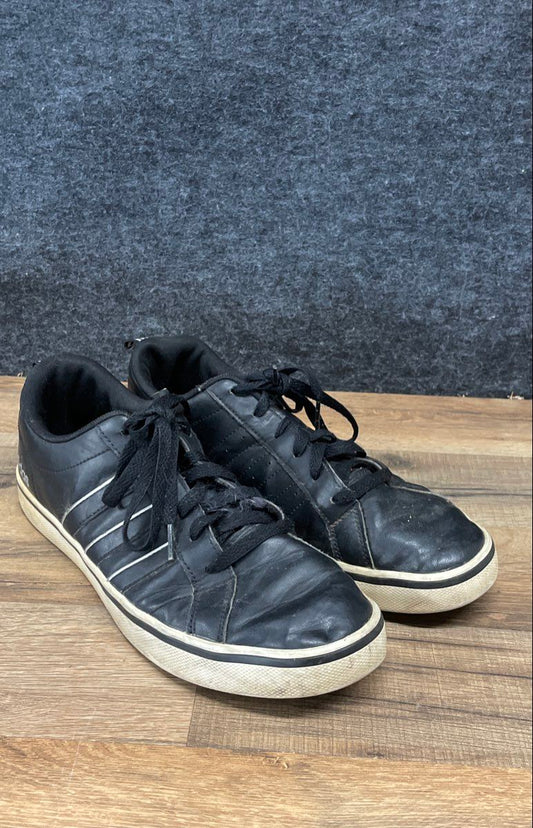 Adidas Cloudfoam Advantage Black White Sneakers Size 10