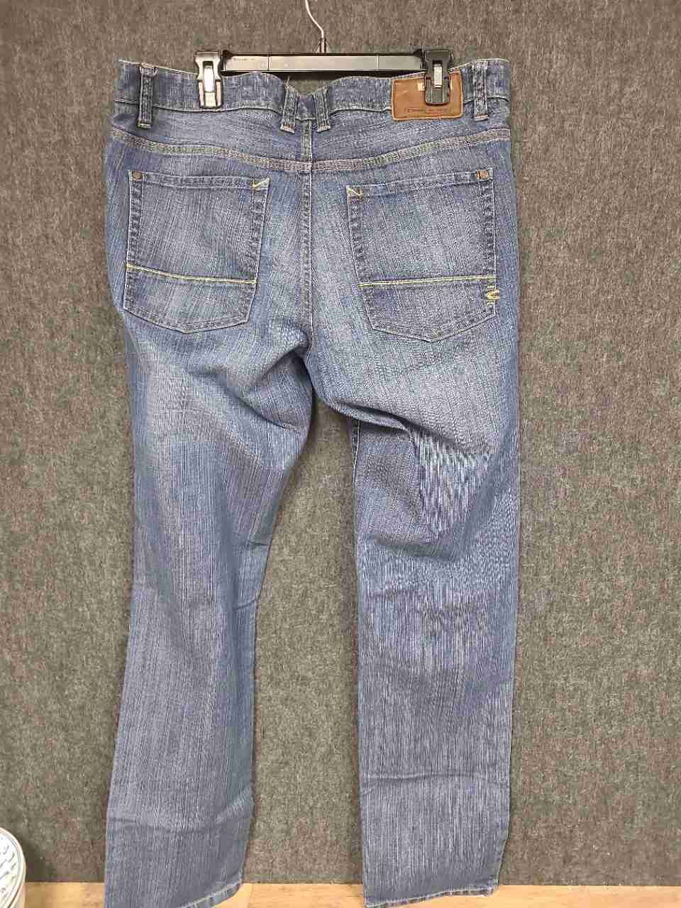 Camel Active Men's Hudson Jeans Blue Medium Wash Straight Leg Size 38x34