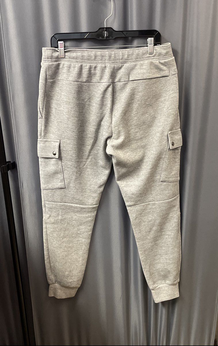 Polo Ralph Lauren Men's Gray Cargo Jogger Sweatpants Pony Logo Sz M