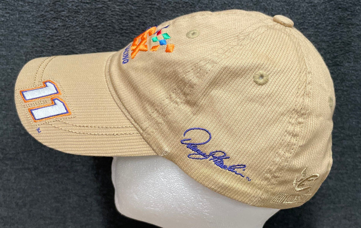 NASCAR Denny Hamlin FedEx Racing Hat #11 Chase Authentics Tan Cotton Cap