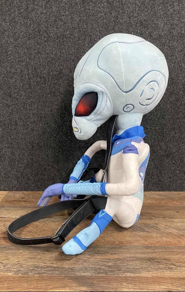 THQ Nordic Grey 2020s Destroy All Humans! Crypto Plush Character Backpack