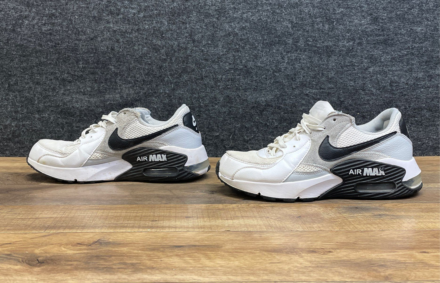 Nike Air Max Excee White Black Pure Platinum Low Top Sneakers Men's Size 8