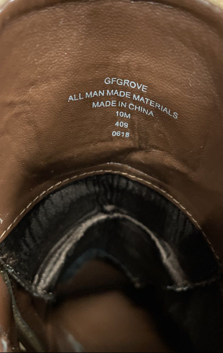 Guess Grove Tan Brown Heeled Lace-Up Combat Ankle Boots Women's Size 10