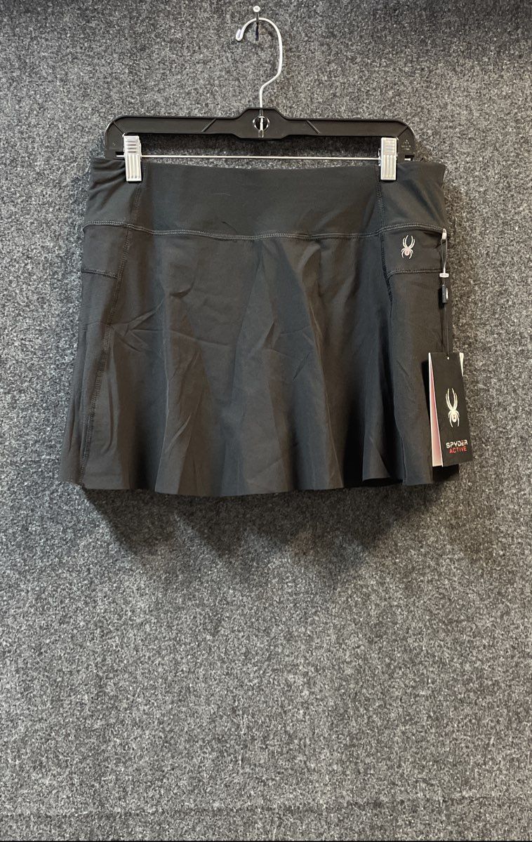 Spyder Active Women's Black Athletic Performance Skort Sz M NWT