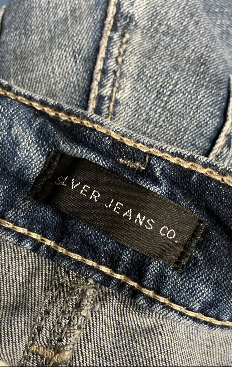 Silver Jeans Suki Capri Jeans Women’s W28 Blue Cotton Stretch Causal