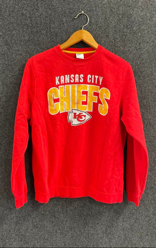 Men's Size L Red Gold Nike x NFL Kansas City Chiefs Longsleeve Shirt