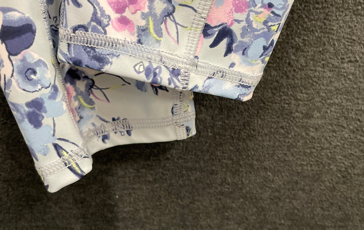 Vera Bradley Women's Floral Print High Rise Leggings Blue Pink Purple Sz XL
