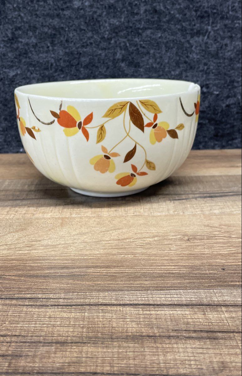 Hall's Superior Autumn Leaf Cereal Bowl Vintage Mary Dunbar Jewel Tea 6"