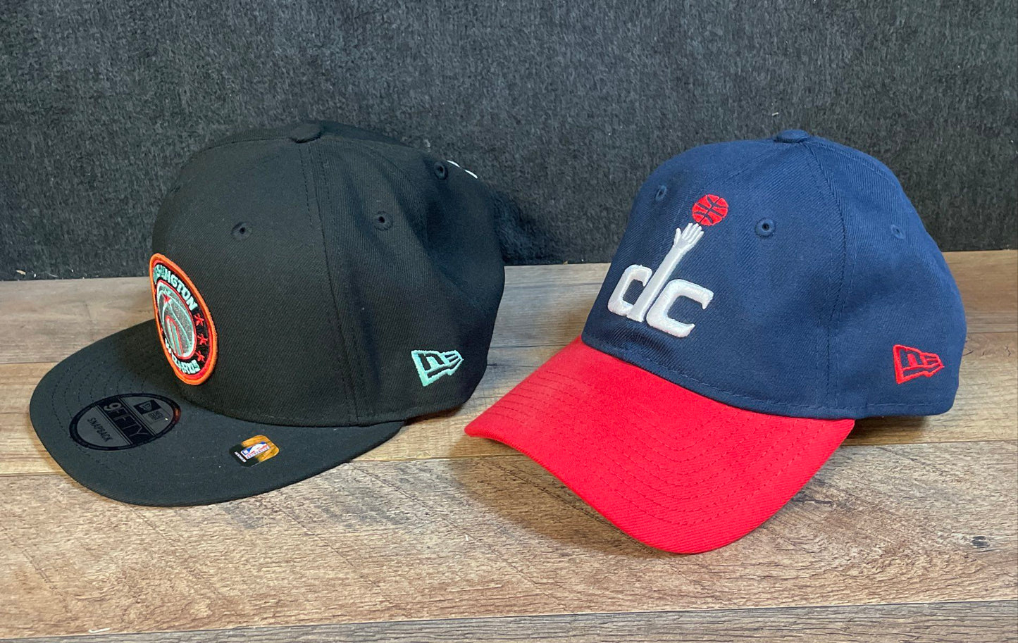 NBA Basketball Hat Lot New Era Washington Wizards 9FIFTY 9TWENTY 2 Pieces