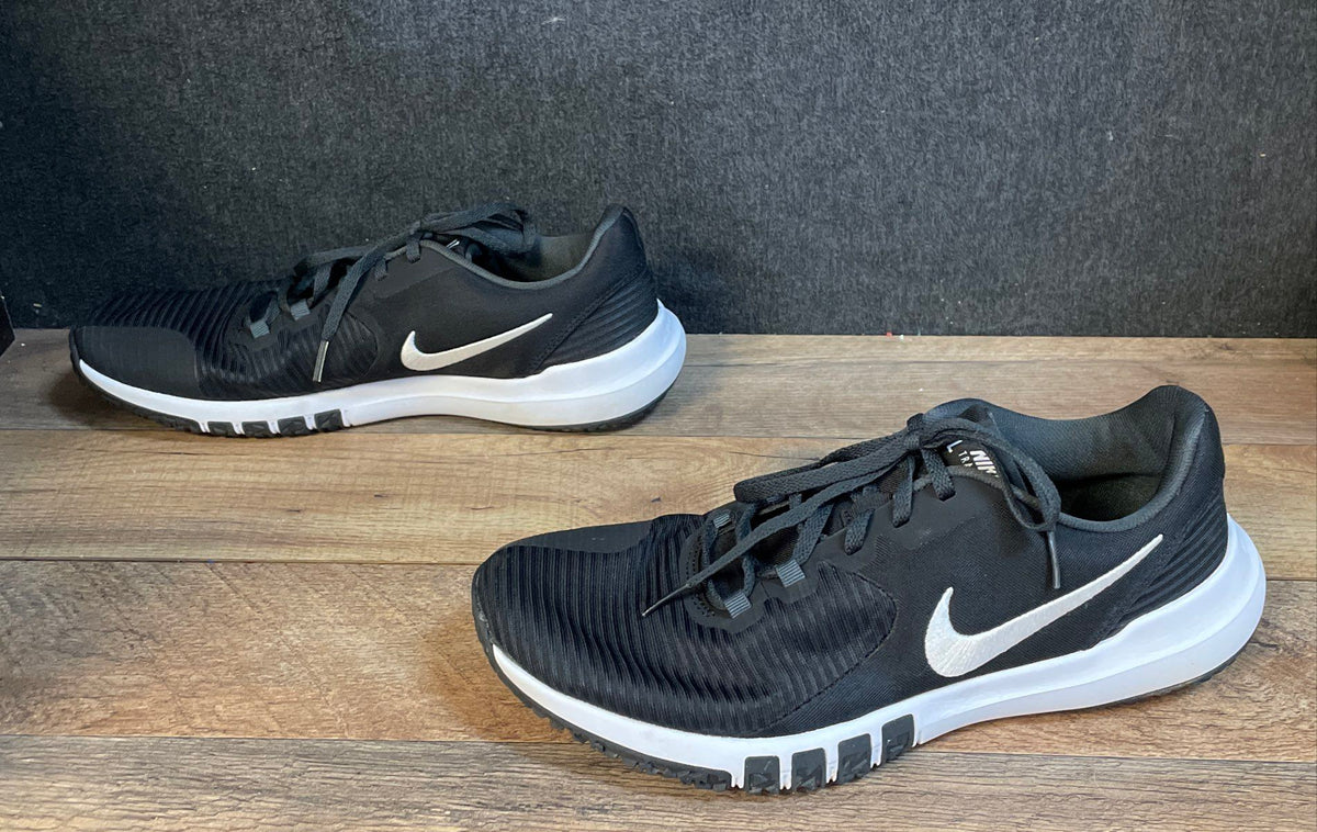 Nike Flex Experience Run 11 Next Nature Black White Running Shoes Size 11.5