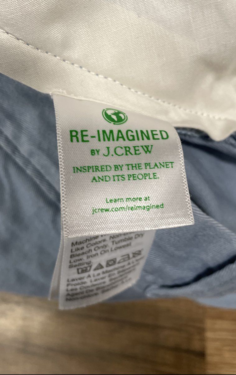 J.Crew Men's Light Blue 9" Inseam Re-Imagined Stretch Chino Shorts Size 34