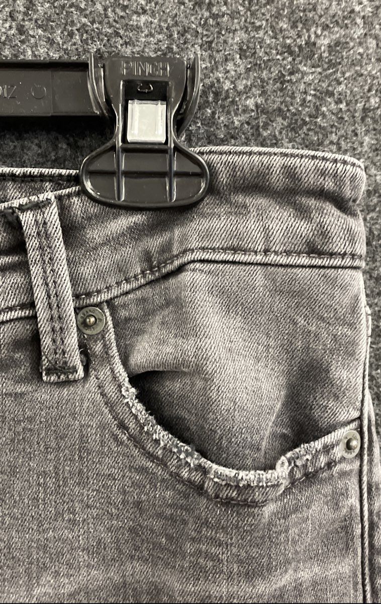 Lucky Brand Women's Bridgette Skinny Jeans Grey High Rise Distressed Sz 6/28