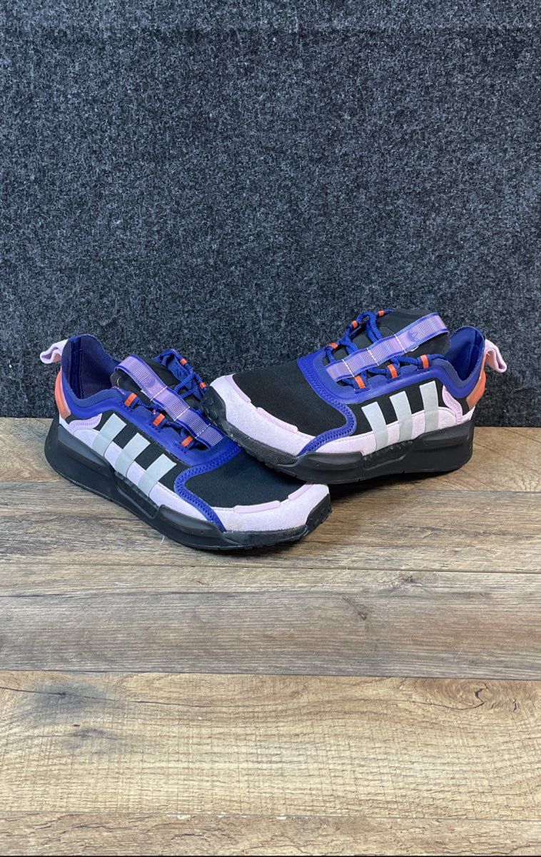 Adidas NMD_V3 Black Clear Pink Purple Running Shoes Men's Size 7.5