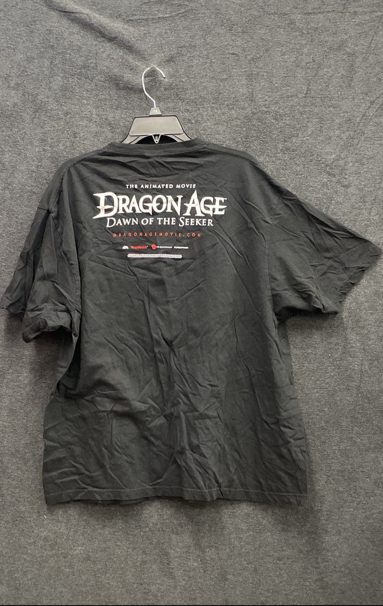 Dragon Age Dawn of the Seeker Animated Movie Promo T-Shirt BioWare Tultex Sz XXL