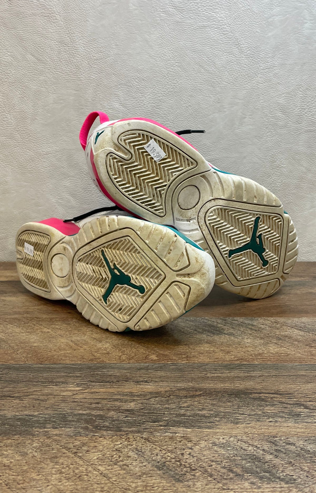 Jordan Lift Off South Beach White Pink Green Basketball Shoes Size 8