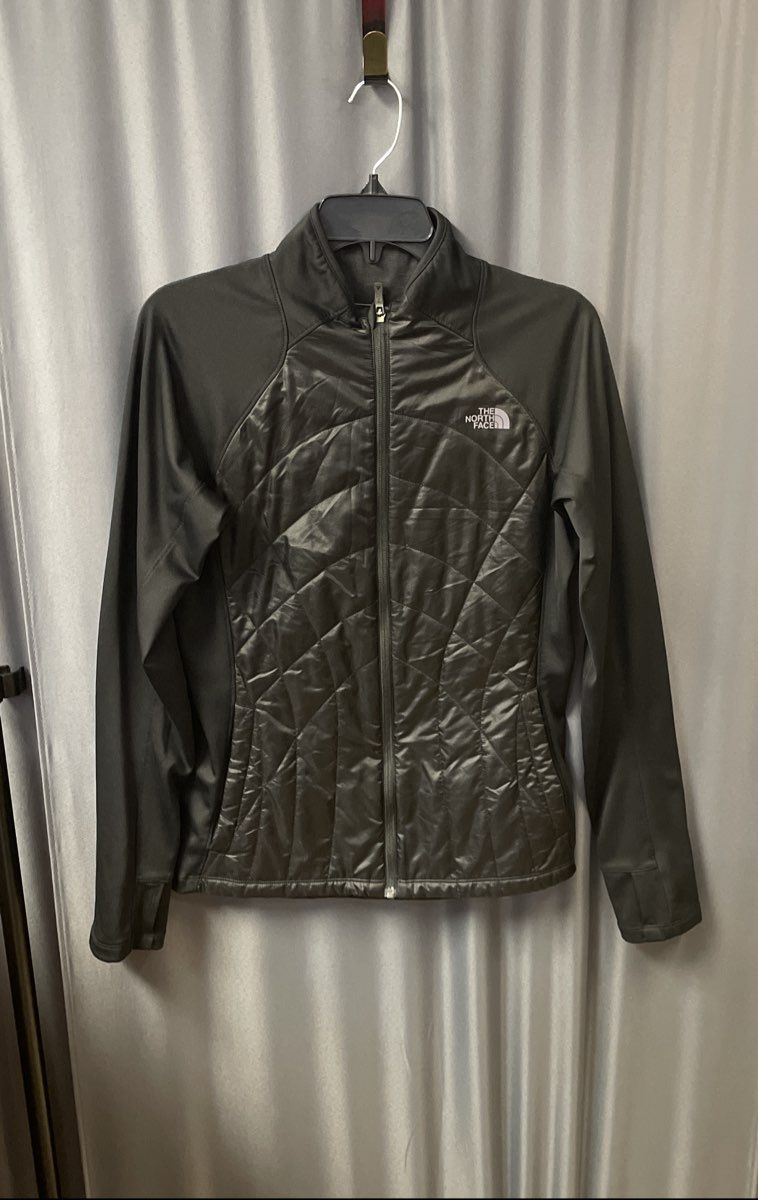 The North Face Women's Black Hybrid Quilted FlashDry Primaloft Jacket Sz M