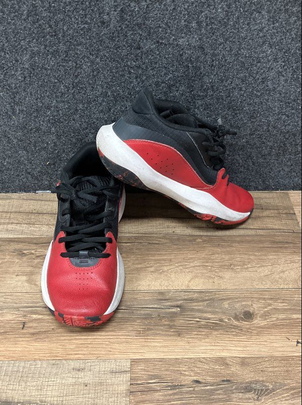 Under Armour Lockdown 7 Red Black White Boys Basketball Shoes Size 7Y