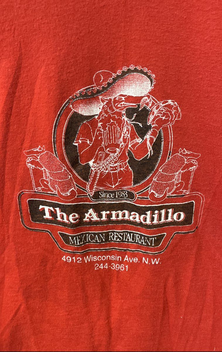 Vintage 80s The Armadillo Mexican Restaurant Single Stitch Screen Stars Sz XL