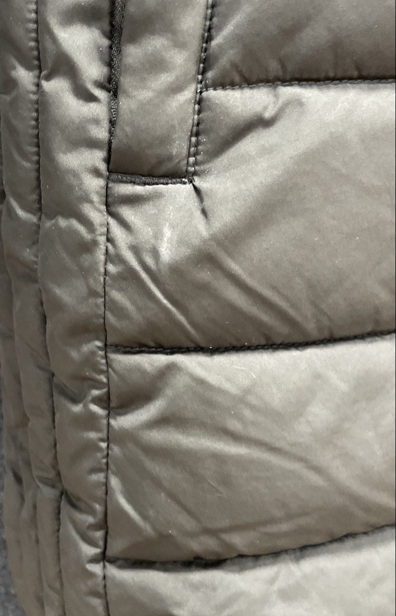 Laundry by Shelli Segal Women's Brown Quilted Puffer Coat Faux Fur Trim Sz XL