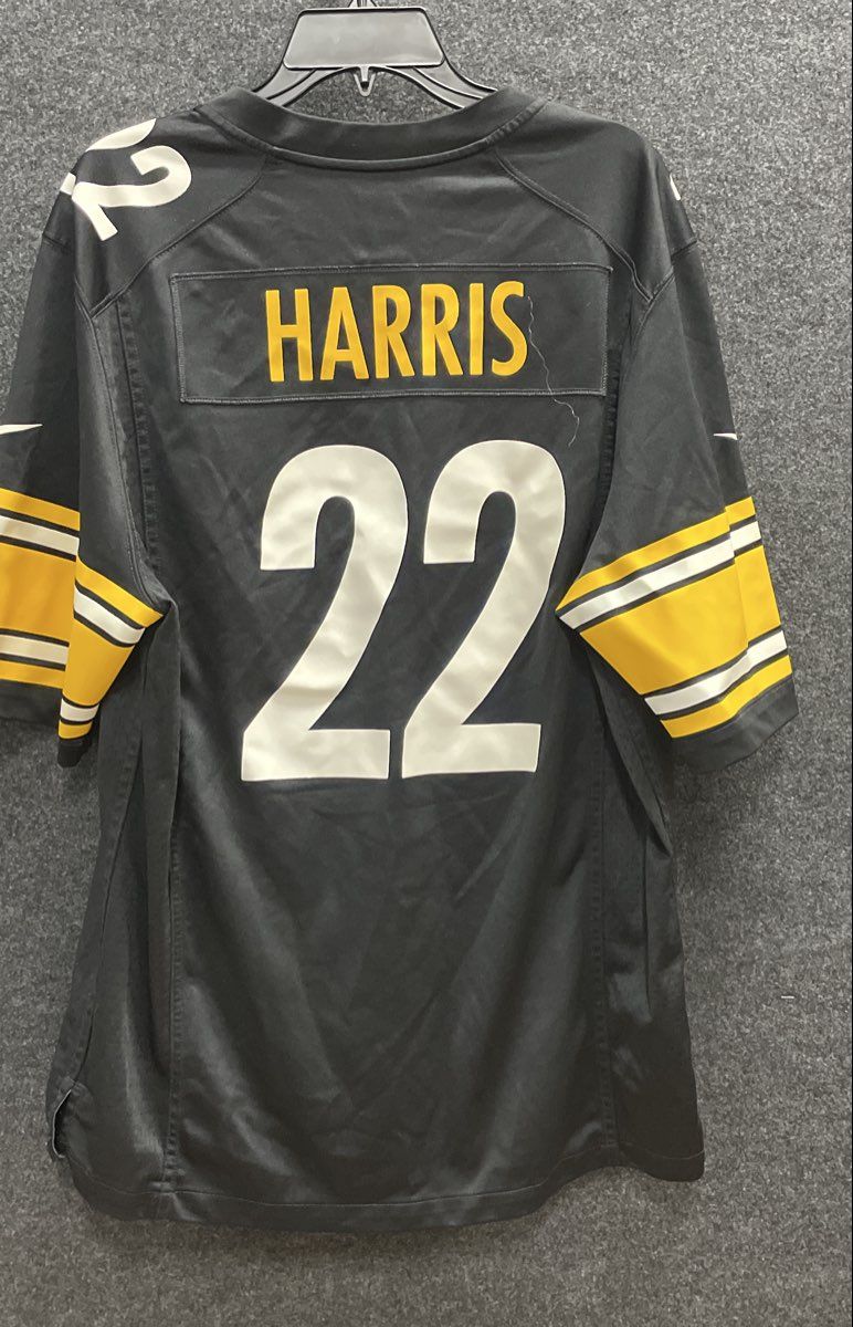 Nike Men's Pittsburgh Steelers Najee Harris #22 NFL Football Jersey Black Sz L