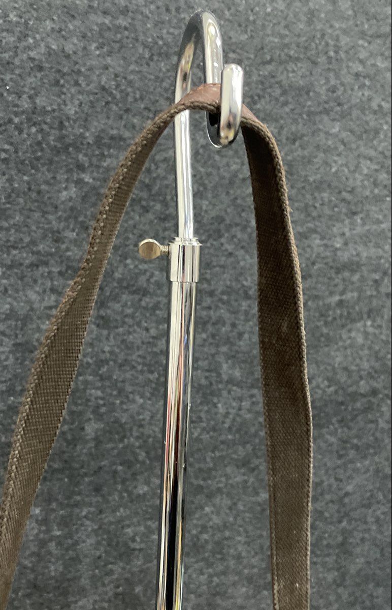 Jack Georges Dark Brown Textured Leather Crossbody Messenger Shoulder Bag