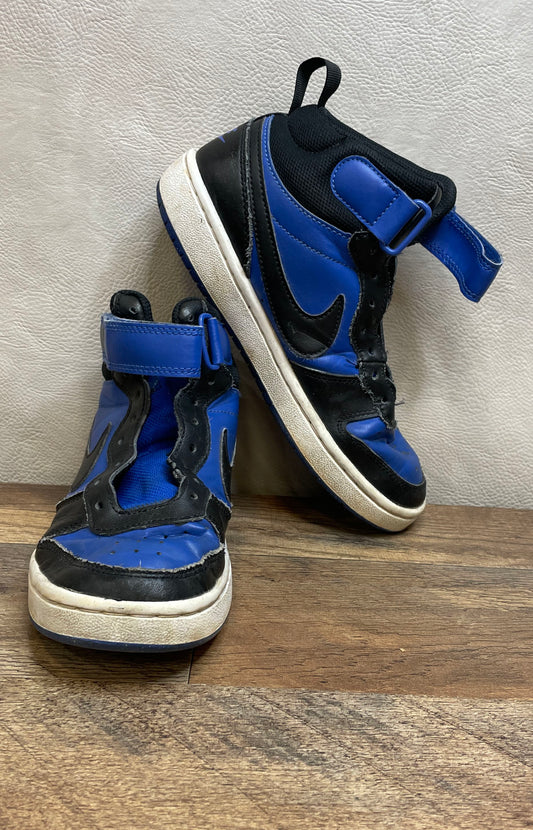 Nike Court Borough Mid 2 Game Royal Black White Youth Mid Top Size 4Y